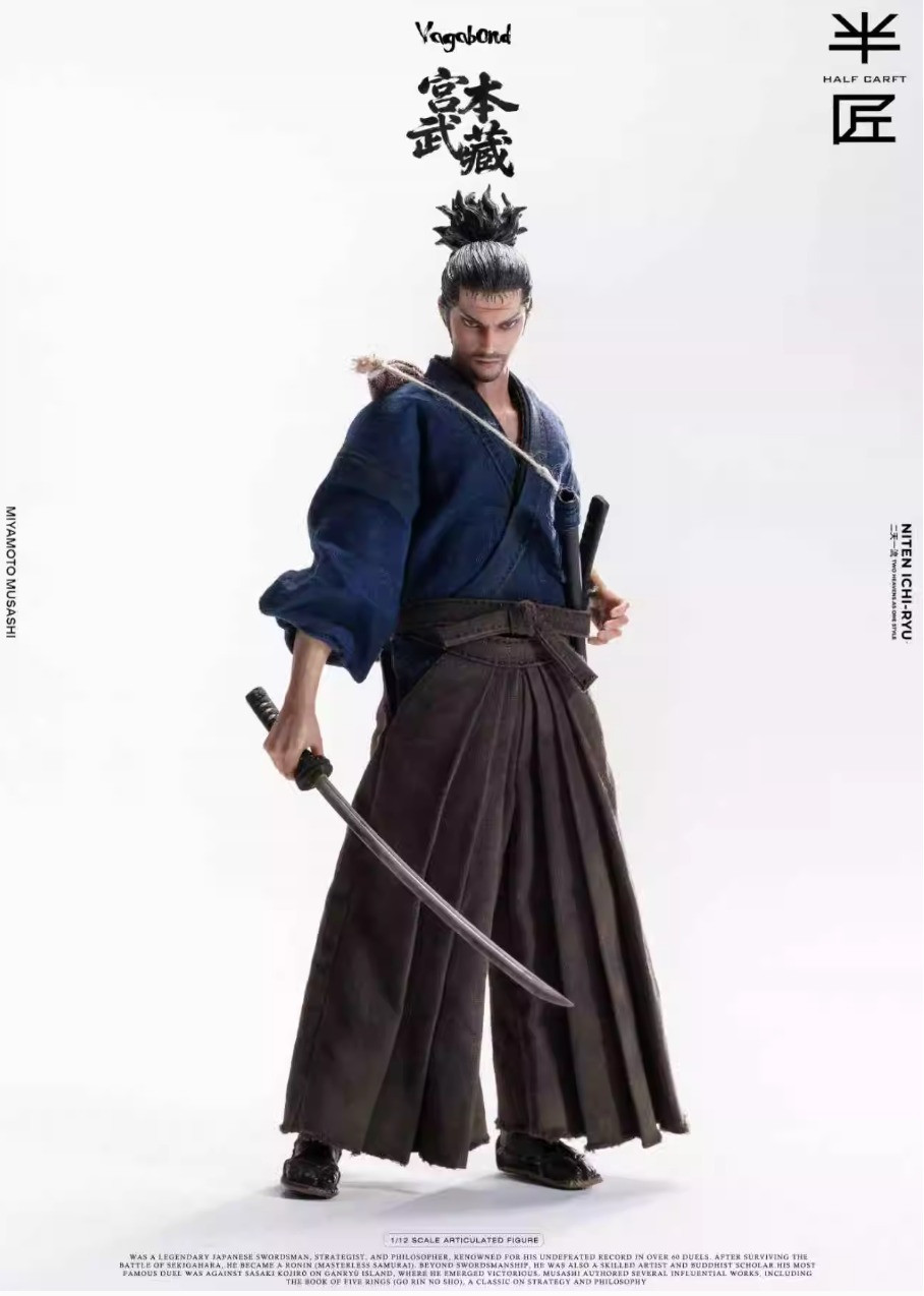 Half Carft (HC-001) 1/12 Scale Musashi Miyamoto Figure