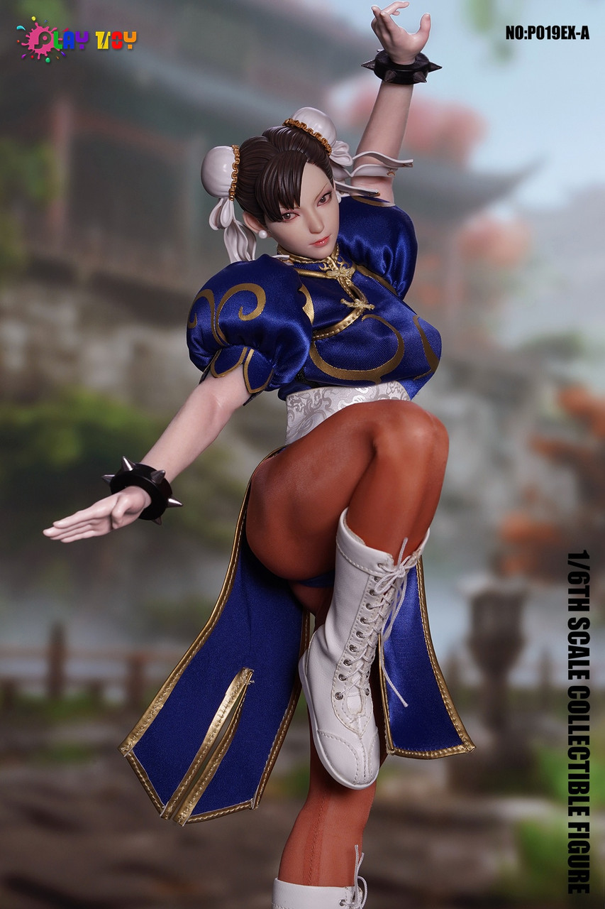 Play Toy (P019EX-B) 1/6 Fighting Goddess Figure (Pink Version)