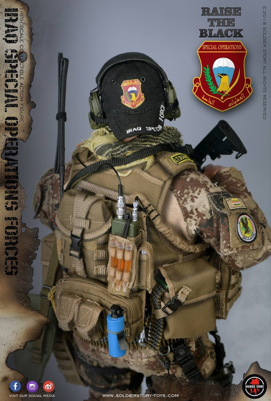 1/6 Scale Special Operations Forces “ISOF” - SAW GUNNER Figure (SS107 ...