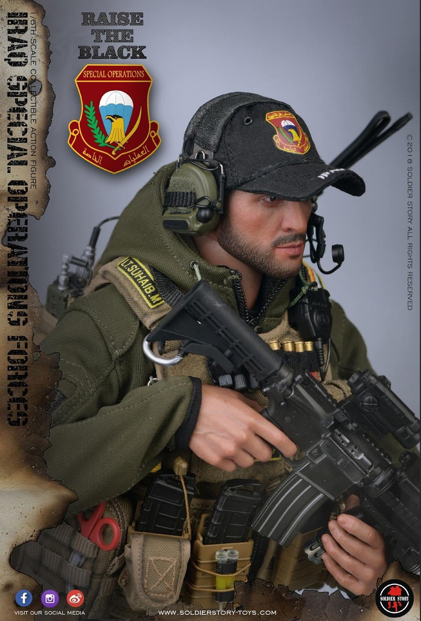 1/6 Scale Special Operations Forces “ISOF” - SAW GUNNER Figure (SS107 ...