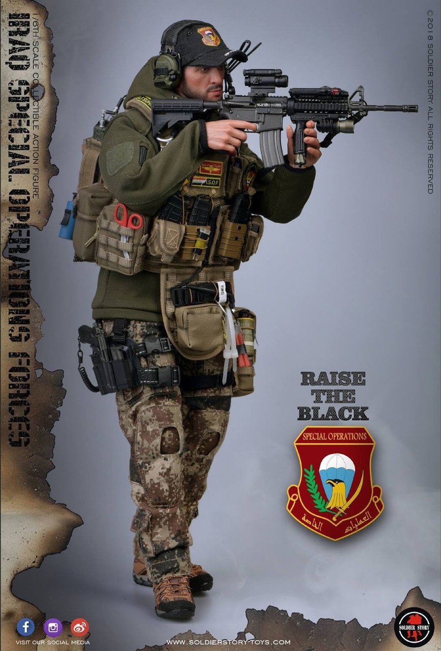 1/6 Scale Special Operations Forces “ISOF” - SAW GUNNER Figure (SS107 ...