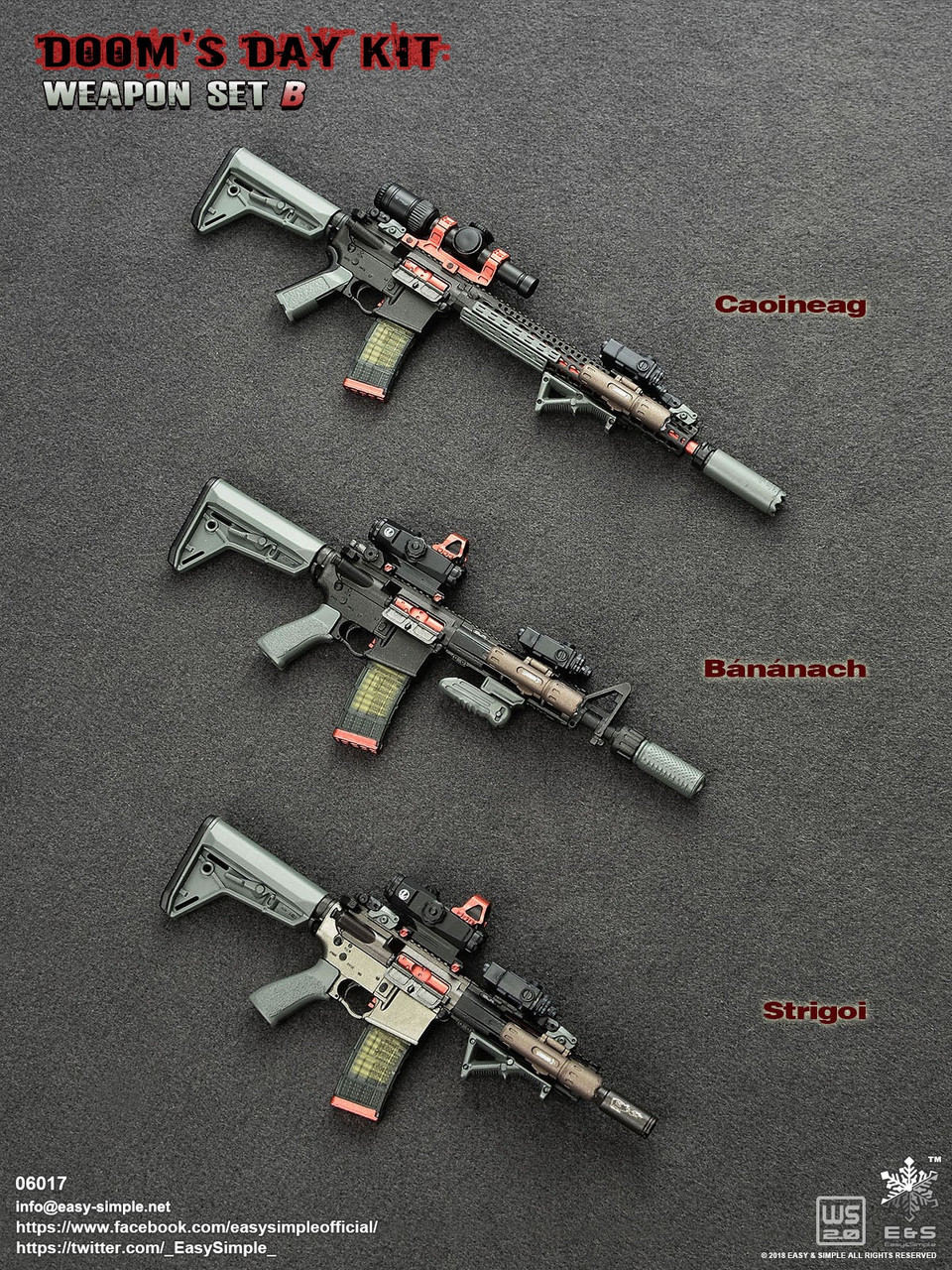 Doom's Day Kit VI – Buy 1⁄6 Scale Weapon Sets EasySimple Doom's