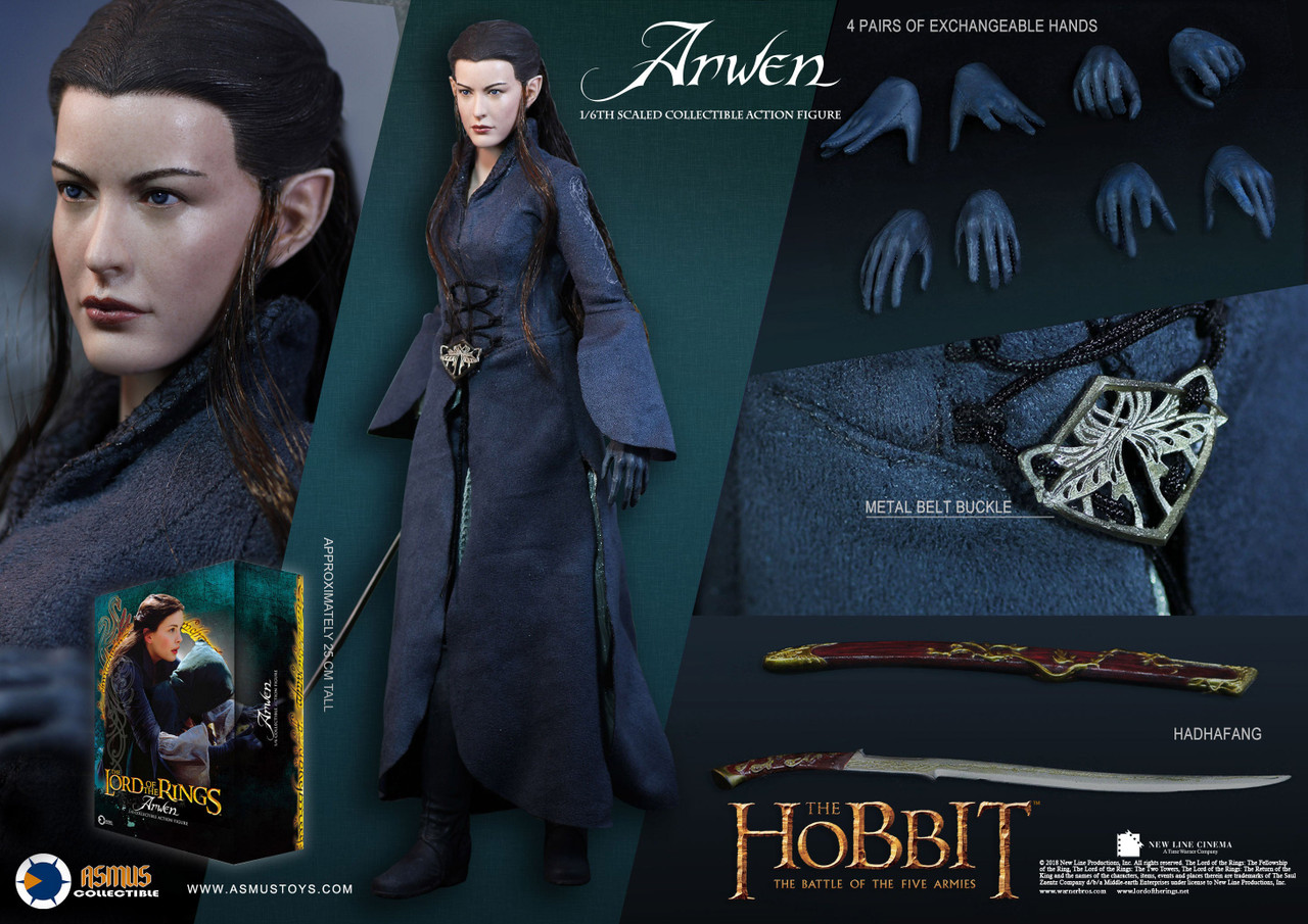 Figurine Asmus Toys LOTR028 Arwen 1/6 - Le Seigneur Des Anneaux - Neuve Sous Boîte