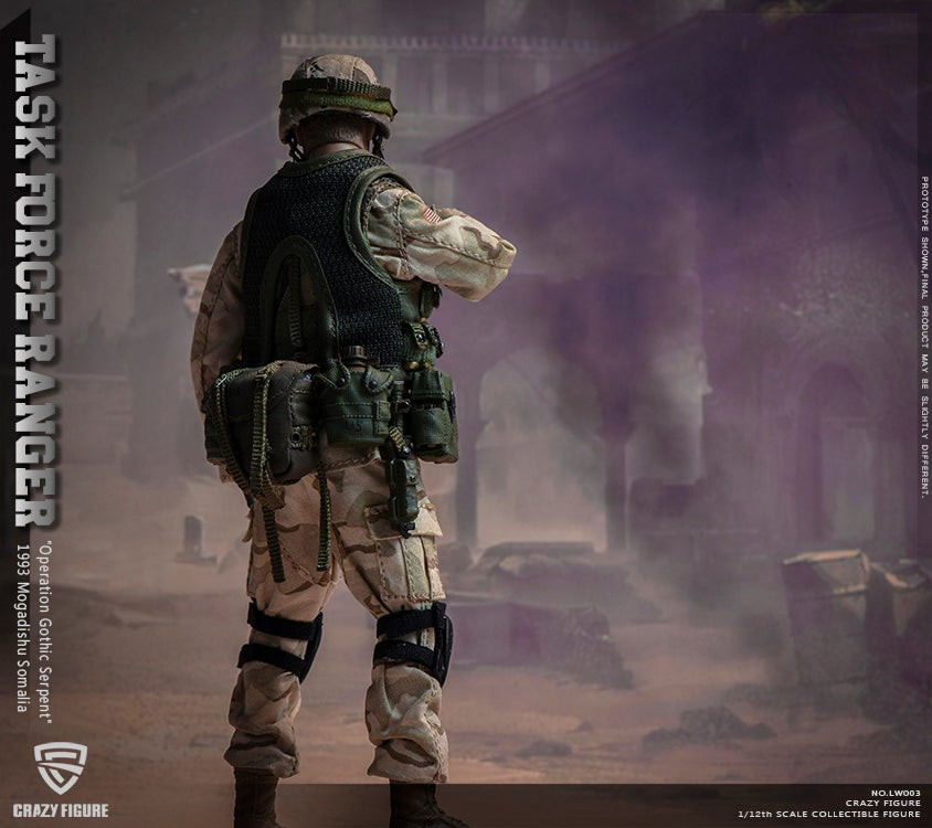 Crazy Figure [CF-LW003] 1/12 Scale US Military 75th Rangers Regiment Figure