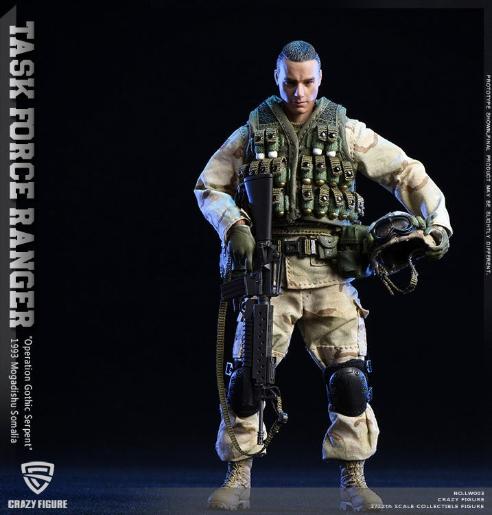 Crazy Figure [CF-LW003] 1/12 Scale US Military 75th Rangers Regiment Figure
