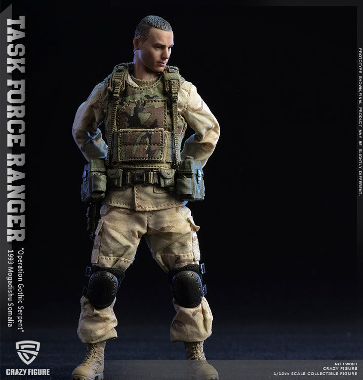 Crazy Figure [CF-LW003] 1/12 Scale US Military 75th Rangers Regiment Figure