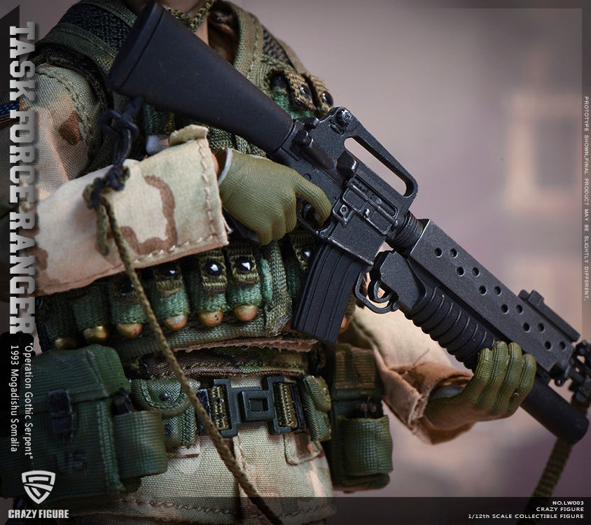 Crazy Figure [CF-LW003] 1/12 Scale US Military 75th Rangers Regiment Figure