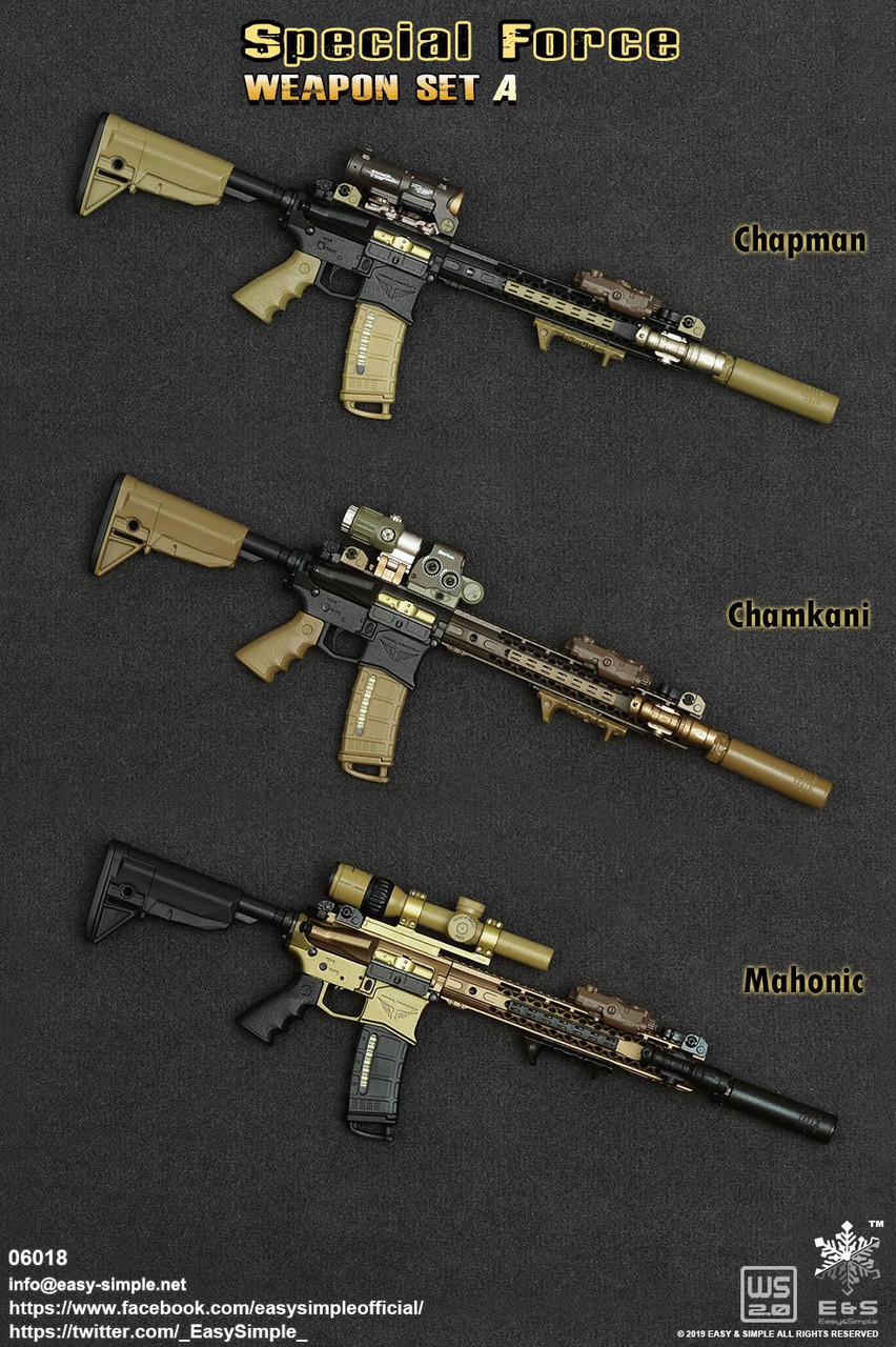 Easy&Simple (06018) 1/6 Scale 06018 PMC Weapon Set A