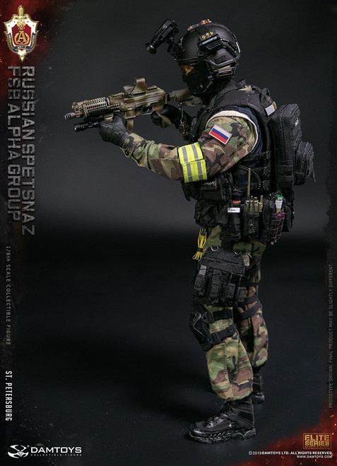 1/6 Scale Russian Spetsnaz FSB Alpha Group St. Petersburg Figure (Classic Version) by DamToys 1/6 Scale Russian Spetsnaz FSB Alpha Group St. Petersburg Figure (Classic Version) by DamToys