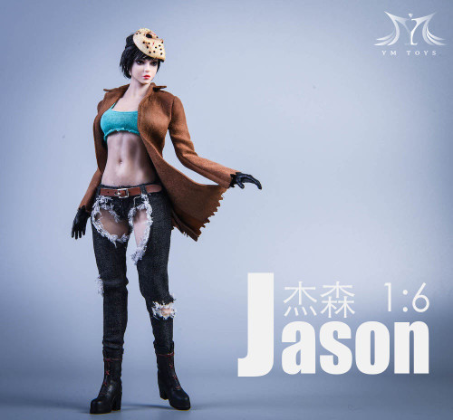 1/6 Scale Cosplay Jason Head Sculpt & Outfit Set by YMToys 1/6 Scale Cosplay Jason Head Sculpt & Outfit Set by YMToys