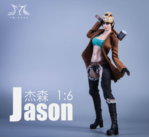 1/6 Scale Cosplay Jason Head Sculpt & Outfit Set by YMToys 1/6 Scale Cosplay Jason Head Sculpt & Outfit Set by YMToys