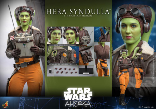 Hot Toys (TMS113) 1/6 Scale Star Wars: Ahsoka - Hera Syndulla Figure