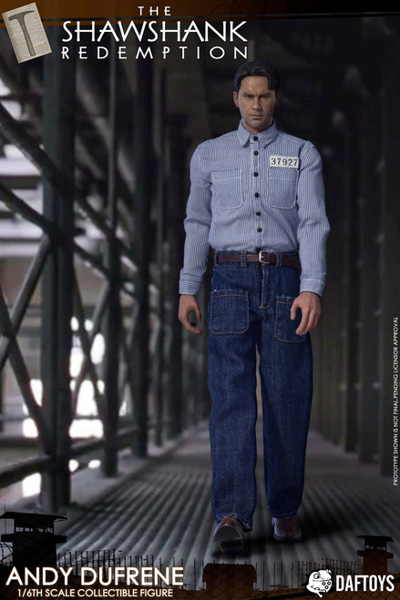 1/6 Scale The Shankshaw Redemption Andy Head Sculpt & Outfit Set by DAFTOYS 1/6 Scale The Shankshaw Redemption Andy Head Sculpt & Outfit Set by DAFTOYS