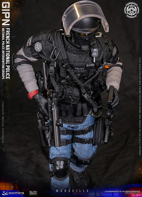 1/6 Scale French National Police Intervention Groups - GIPN in Marseille Figure by DamToys 1/6 Scale French National Police Intervention Groups - GIPN in Marseille Figure by DamToys