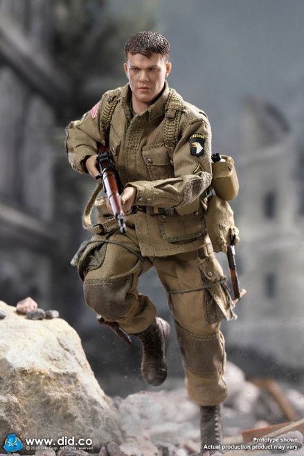 1/12 Scale US 101st Infantry Airborne Division - World War II - Ryan Figure by DID 1/12 Scale US 101st Infantry Airborne Division - World War II - Ryan Figure by DID