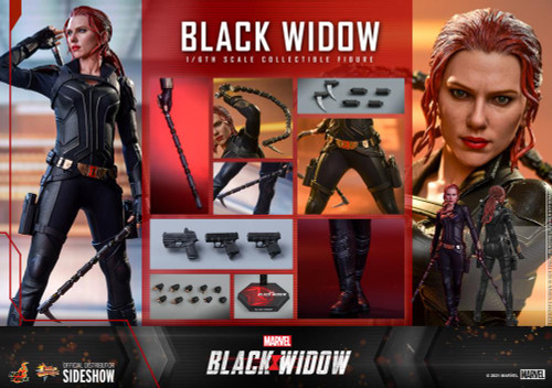 Hot Toys (MMS603) 1/6 Scale Black Widow - Black Widow Figure (Black Suit)