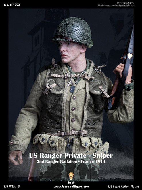 1/6 Scale US Ranger Private Sniper Figure (Standard Edition) by FacePool 1/6 Scale US Ranger Private Sniper Figure (Standard Edition) by FacePool