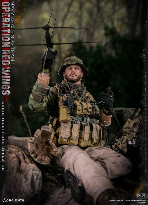 1/6 Scale Operation Red Wings NAVY SEALS SDV TEAM 1 Radio Telephone Operator Figure (78081) by DamToys 1/6 Scale Operation Red Wings NAVY SEALS SDV TEAM 1 Radio Telephone Operator Figure (78081) by DamToys
