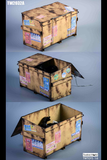 1/6 Scale Dumpster (3 Colors) by TW Toys