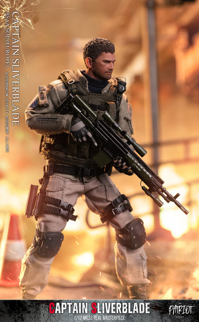 1/12 Scale Captain Sliverblade BSAA SOU Figure (Normal Version) by Patriot Studio 1/12 Scale Captain Sliverblade BSAA SOU Figure (Normal Version) by Patriot Studio