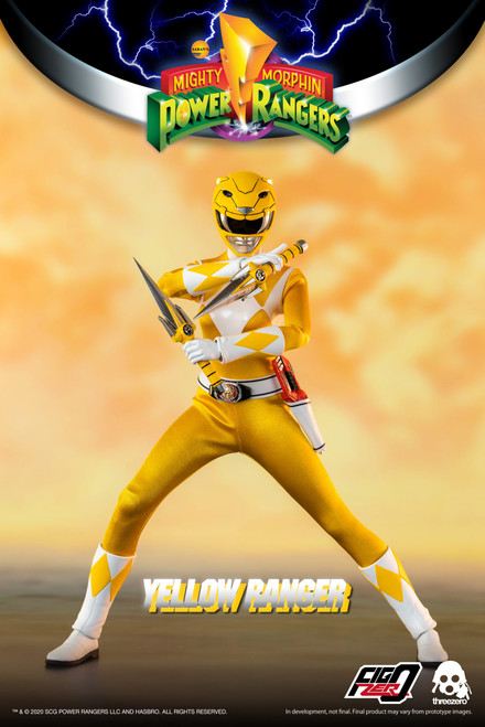 1/6 Scale Mighty Morphin Power Rangers - Yellow Ranger Figure by Threezero 1/6 Scale Mighty Morphin Power Rangers - Yellow Ranger Figure by Threezero
