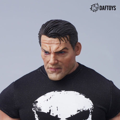 DAFTOYS 1/6 Scale Skull Head Sculpt & Shirt Set