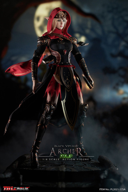 1/6 Scale Elf Archer Figure (Black Version) by TBLeague 1/6 Scale Elf Archer Figure (Black Version) by TBLeague