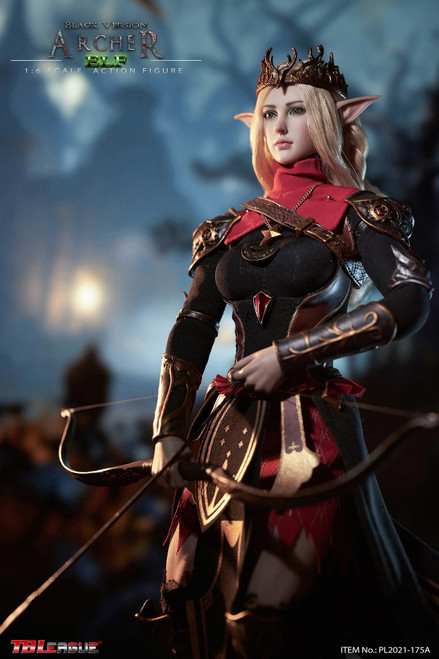 1/6 Scale Elf Archer Figure (Black Version) by TBLeague 1/6 Scale Elf Archer Figure (Black Version) by TBLeague