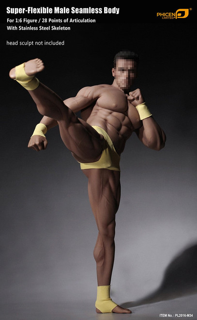 1/6 Scale M34 Flexible Super Muscular Male Seamless Body by Phicen 1/6 Scale M34 Flexible Super Muscular Male Seamless Body by Phicen