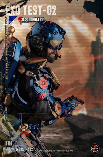 1/6 Scale EXO-Skeleton Armor Suit TEST-02 Figure by Soldier Story 1/6 Scale EXO-Skeleton Armor Suit TEST-02 Figure by Soldier Story