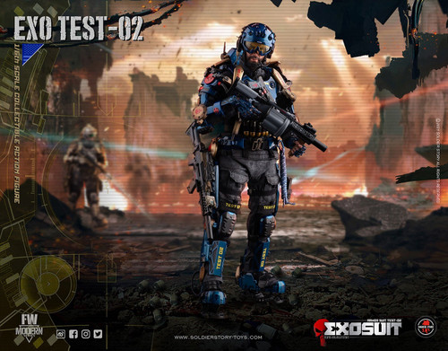 1/6 Scale EXO-Skeleton Armor Suit TEST-02 Figure by Soldier Story 1/6 Scale EXO-Skeleton Armor Suit TEST-02 Figure by Soldier Story