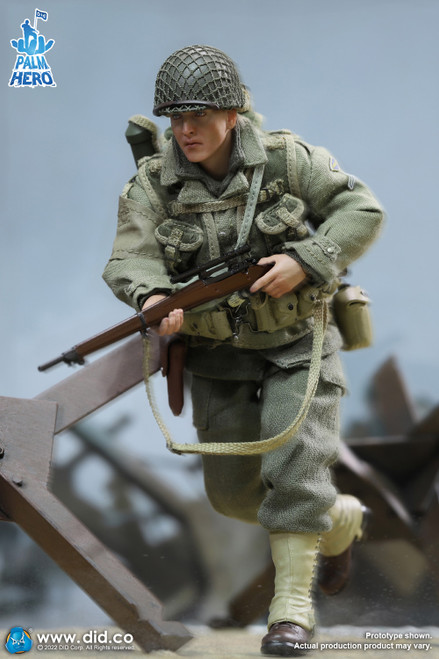 1/12 Scale WWII US 2nd Ranger – Private Jackson Figure by DID