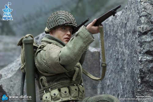 1/12 Scale WWII US 2nd Ranger – Private Jackson Figure by DID 1/12 Scale WWII US 2nd Ranger – Private Jackson Figure by DID