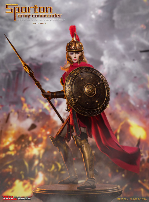TBLeague (PL2020-165C) Spartan Army Gold Commander 1/6th Scale
