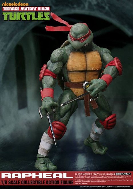 1/6 Scale Raphael Teenage Mutant Ninja Turtle Figure by DreamEX 1/6 Scale Raphael Teenage Mutant Ninja Turtle Figure by DreamEX