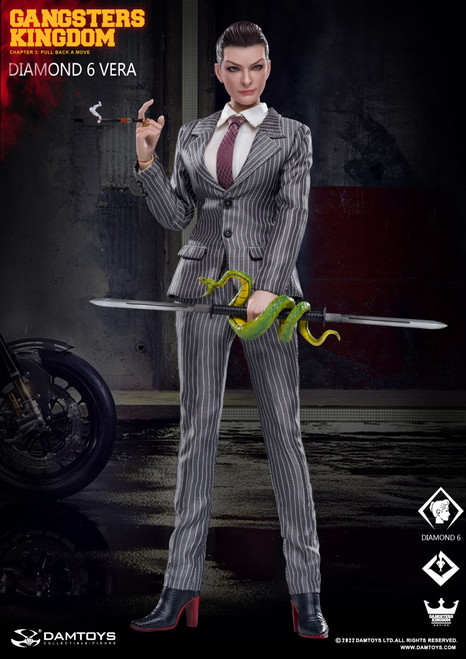 1/6 Scale Gangsters Kingdom - Diamond 6 Vera Figure by DamToys 1/6 Scale Gangsters Kingdom - Diamond 6 Vera Figure by DamToys