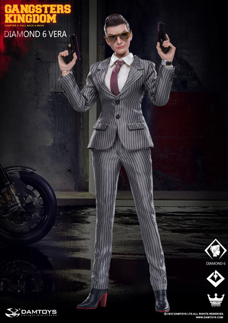 1/6 Scale Gangsters Kingdom - Diamond 6 Vera Figure by DamToys 1/6 Scale Gangsters Kingdom - Diamond 6 Vera Figure by DamToys