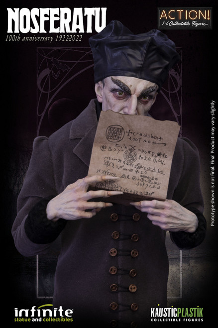 Infinite Statue x Kaustic Plastik 1/6 Scale Nosferatu -  Count Orlok Figure (Standard Version) Infinite Statue x Kaustic Plastik 1/6 Scale Nosferatu -  Count Orlok Figure (Standard Version)