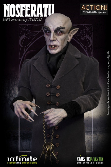 Infinite Statue x Kaustic Plastik 1/6 Scale Nosferatu -  Count Orlok Figure (Standard Version) Infinite Statue x Kaustic Plastik 1/6 Scale Nosferatu -  Count Orlok Figure (Standard Version)