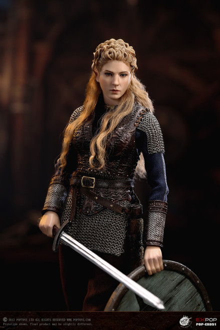Pop Toys (POP-EX051) 1/6 Scale Vikings - Female Warrior Figure Pop Toys (POP-EX051) 1/6 Scale Vikings - Female Warrior Figure