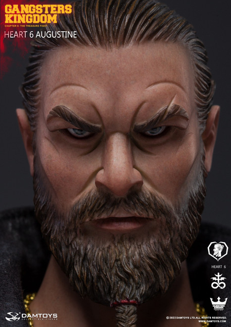 DamToys (GK027) 1/6 Scale Gangsters Kingdom - Heart 6 Augustine Figure DamToys (GK027) 1/6 Scale Gangsters Kingdom - Heart 6 Augustine Figure