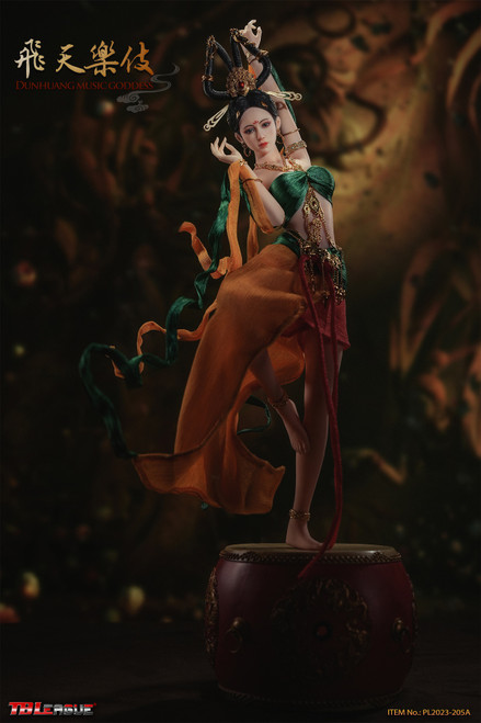 TBLeague (PL2023-205A) 1/6 Scale Dunhuang Music Goddess Figure (Red Version) TBLeague (PL2023-205A) 1/6 Scale Dunhuang Music Goddess Figure (Red Version)