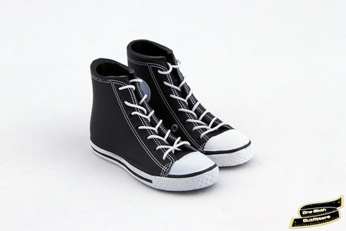 1/6 Scale Black/White All Star Sneakers
