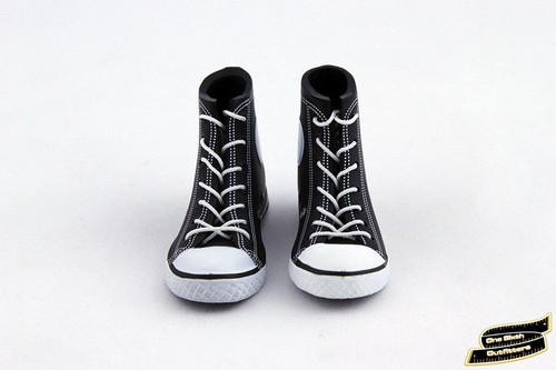 1/6 Scale Black/White All Star Sneakers