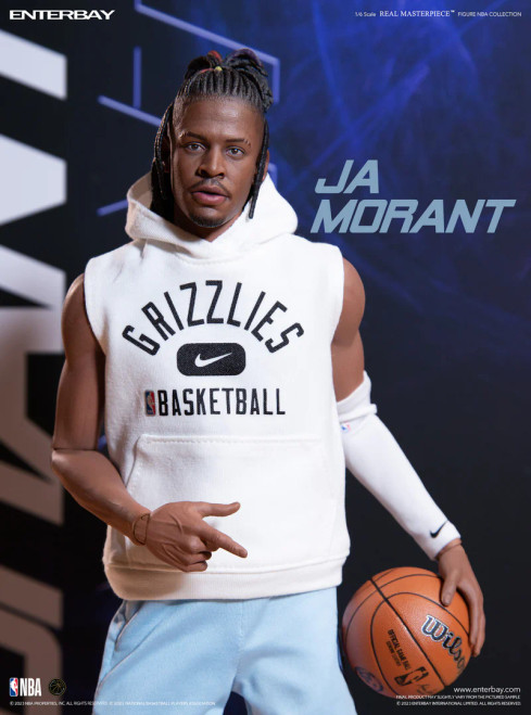 Enterbay (RM-1091) 1/6 Scale NBA Memphis Grizzlies - Ja Morant Figure Enterbay (RM-1091) 1/6 Scale NBA Memphis Grizzlies - Ja Morant Figure