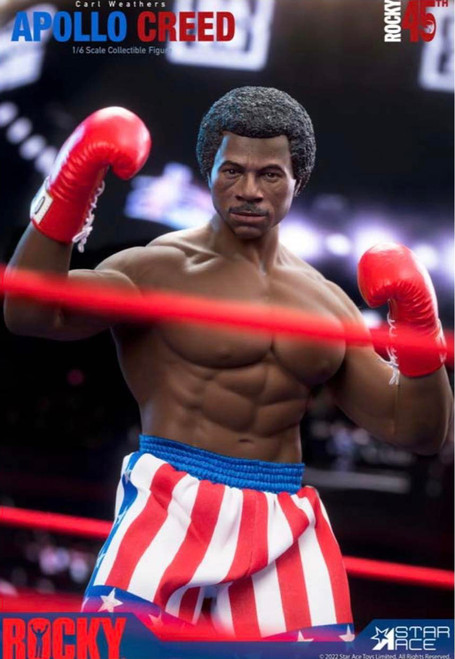 Rocky Collectible Action Figurine 1/6 Apollo Creed Normal Version SA0129  30cm