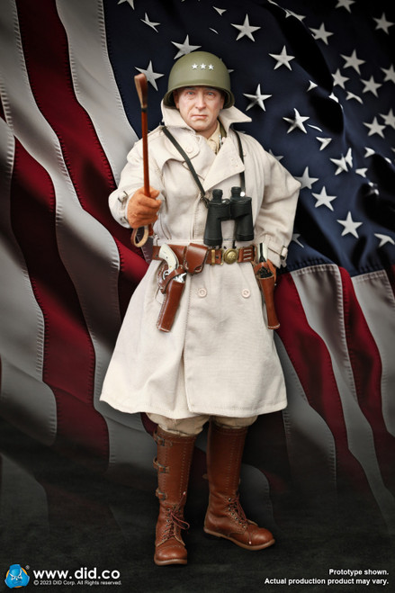 DID (A80164) 1/6 Scale WWII General of the United States Army - George Smith Patton Jr. Figure DID (A80164) 1/6 Scale WWII General of the United States Army - George Smith Patton Jr. Figure