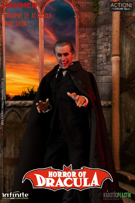Infinite Statue X Kaustic Plastik (91436) 1/6 Scale Horror of Dracula - Count Dracula Figure (Deluxe Edition)