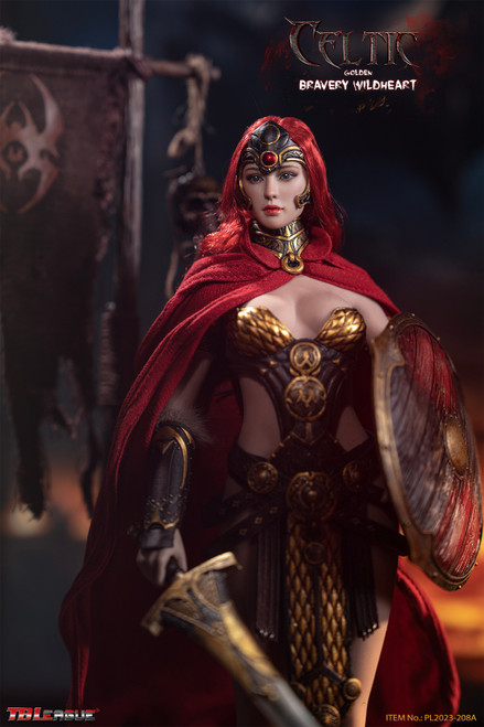 TBLeague (PL2023-208A) 1/6 Scale Celtic Bravery Wildheart Figure (Golden Version) TBLeague (PL2023-208A) 1/6 Scale Celtic Bravery Wildheart Figure (Golden Version)