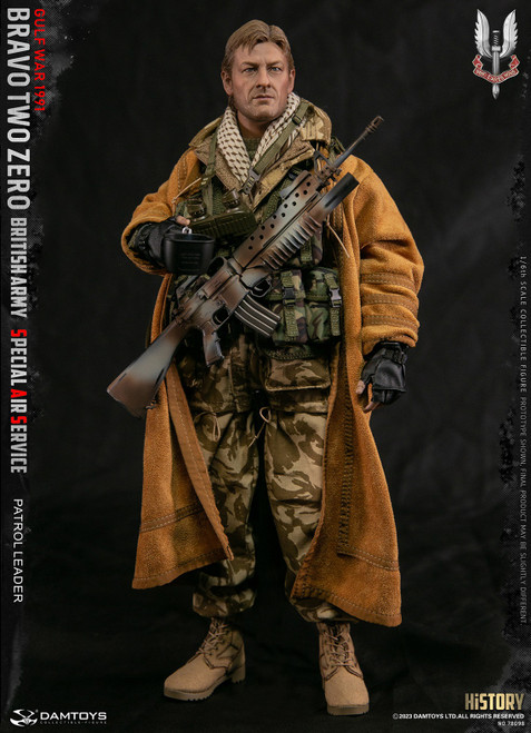 DamToys (78098) 1/6 Scale Bravo Two Zero British Army Special Air Service (SAS) Patrol Leader Figure